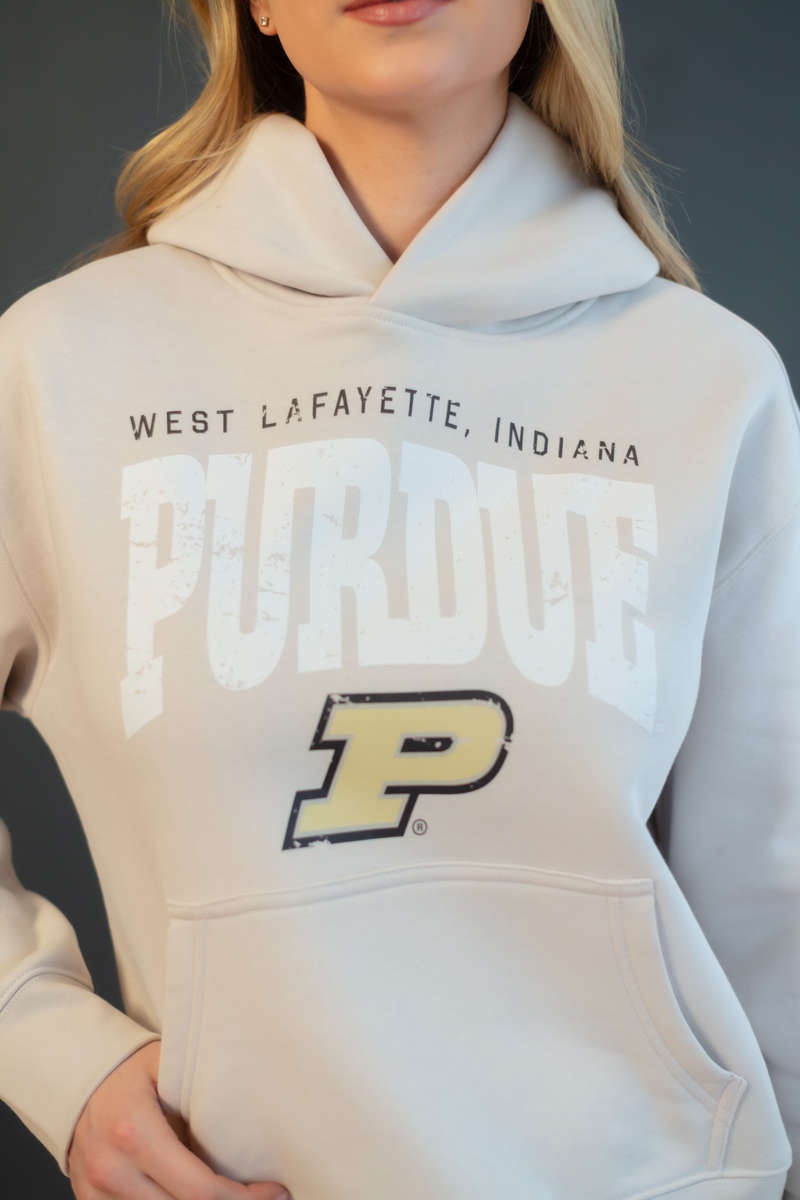 Purdue University Faded Varsity Hoodie