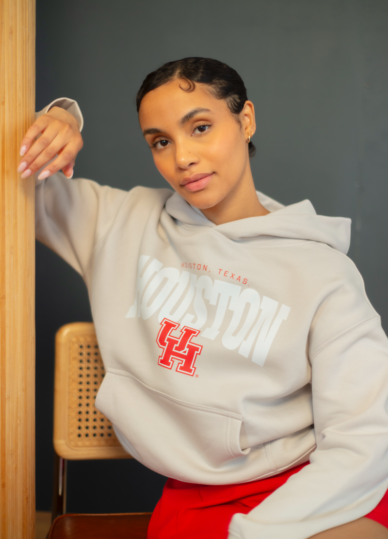 University of Houston Faded Varsity Hoodie - The Collegiate Lineup