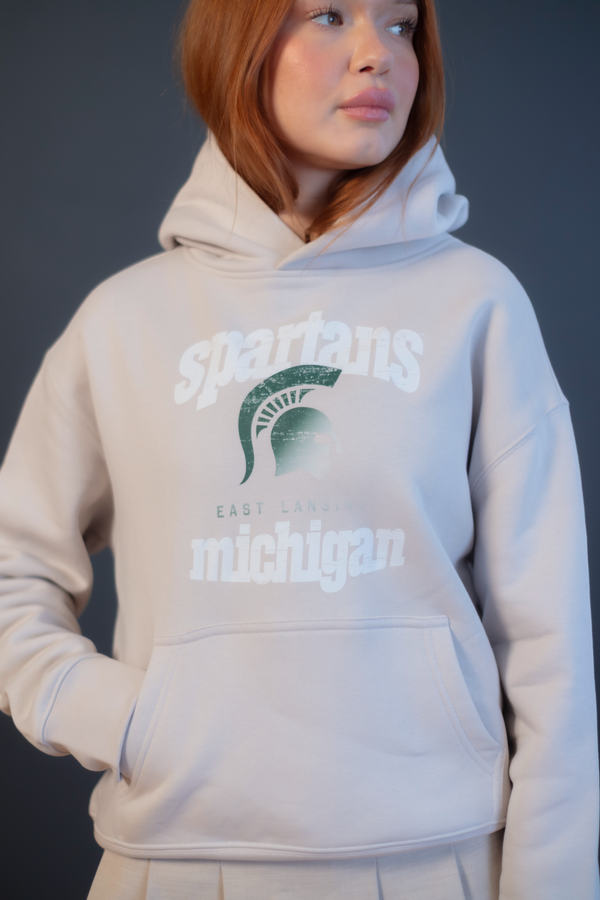 Michigan State University Faded Varsity Hoodie