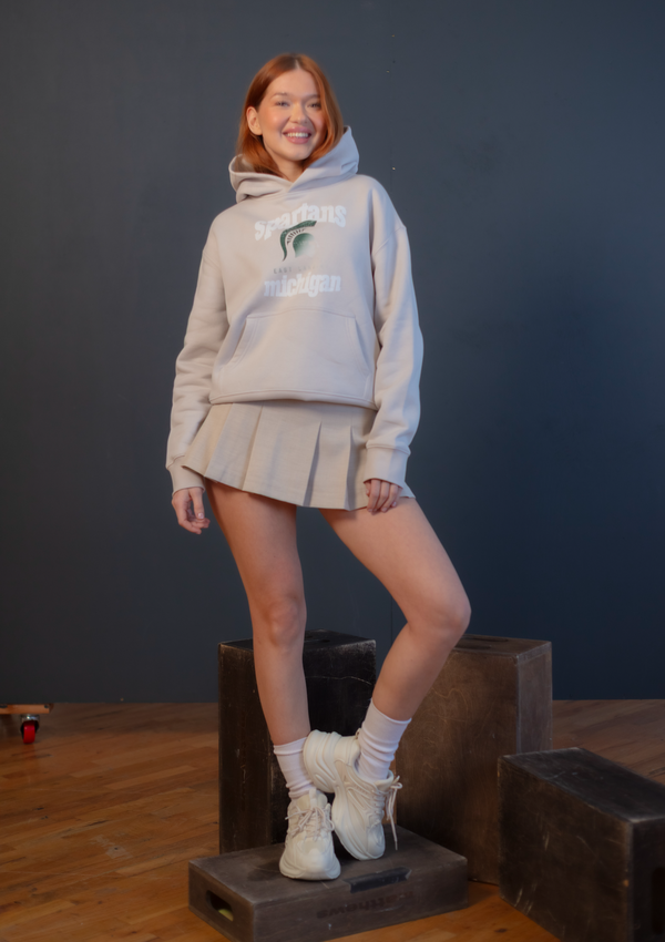 Michigan State University Faded Varsity Hoodie