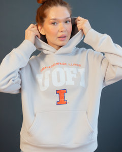 University of Illinois Faded Varsity Hoodie