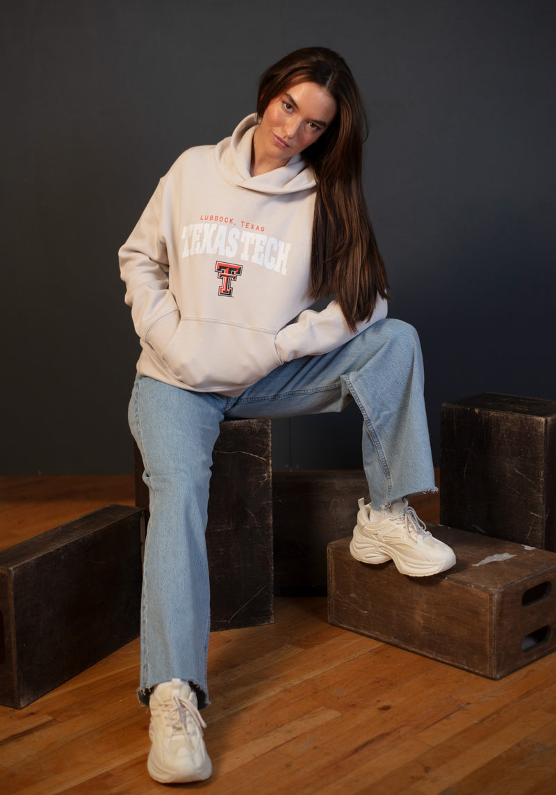 Texas Tech University Faded Varsity Hoodie - The Collegiate Lineup
