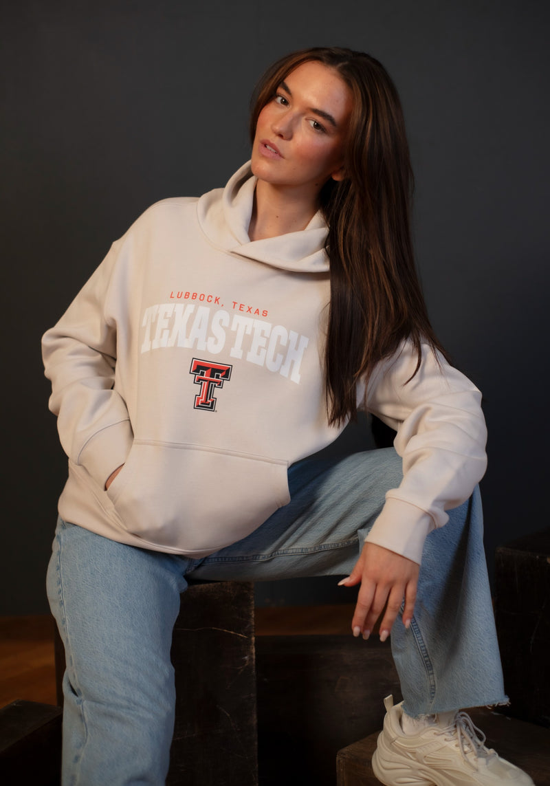 Texas Tech University Faded Varsity Hoodie - The Collegiate Lineup