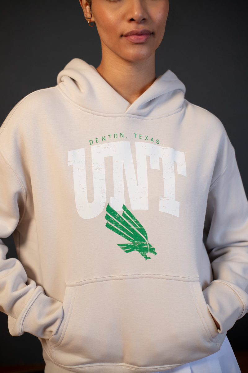 University of North Texas Faded Varsity Hoodie