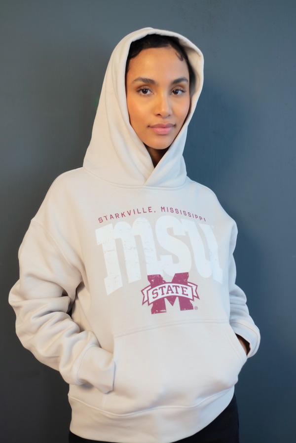 Mississippi State University Faded Varsity Hoodie