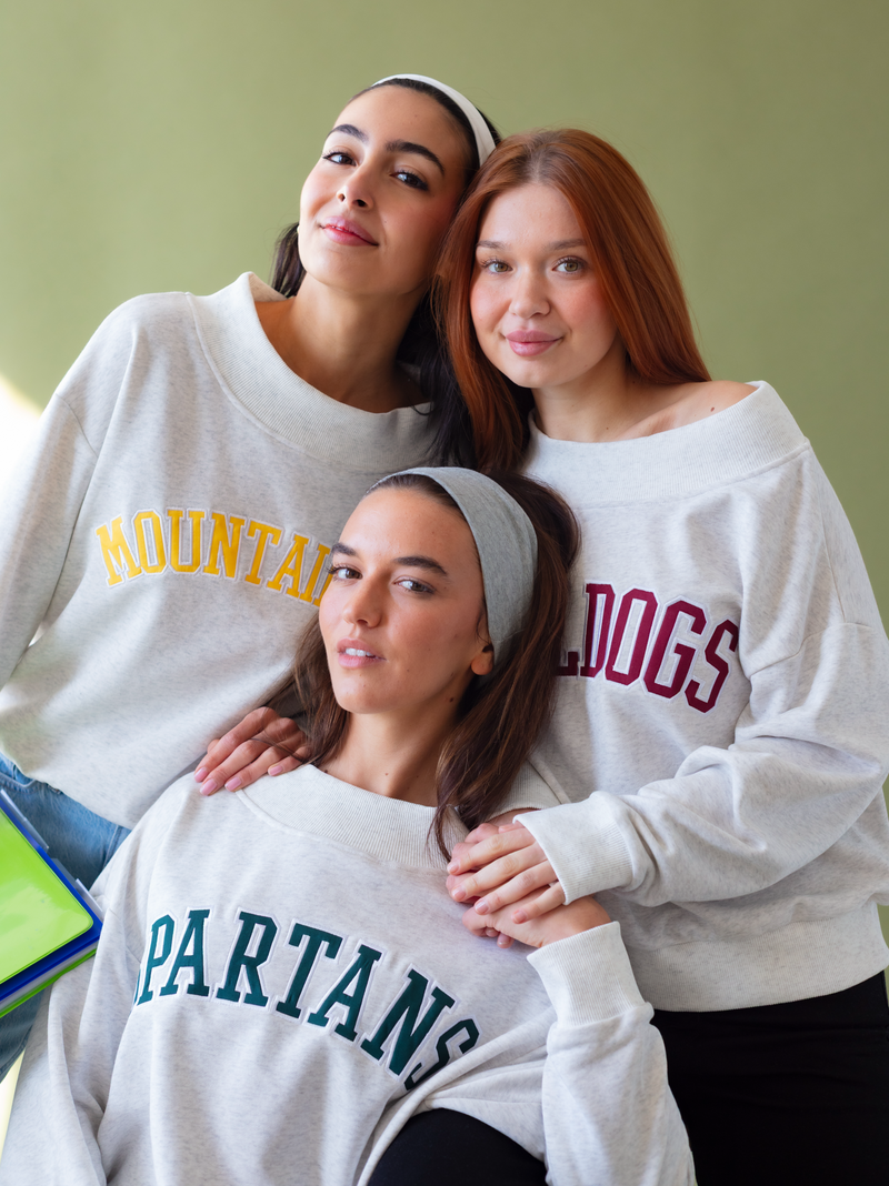 College Mockneck Sample