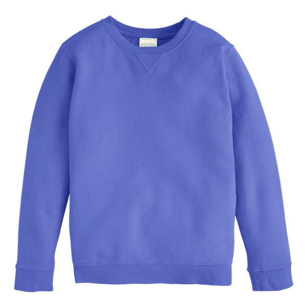 Youth Garment-Dyed Crewneck Sweatshirt