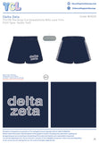 Delta Zeta Orlando Conference Blue Set Shorts Individual Shipping