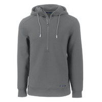 Roam Eco Half Zip Recycled Mens Hooded Pullover