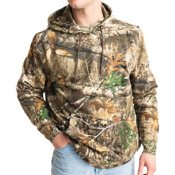 Realtree Men's Cotton Poly Hoodie