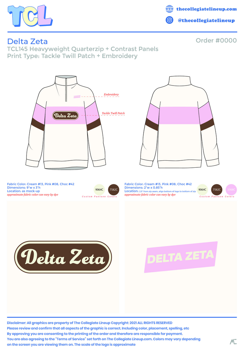 Delta Zeta Orlando Conference - Supplies Quarter Zip
