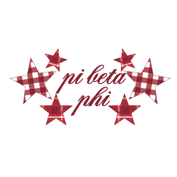 Pi Beta Phi Plaid Star – 2654
