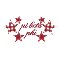 Pi Beta Phi Plaid Star – 2654