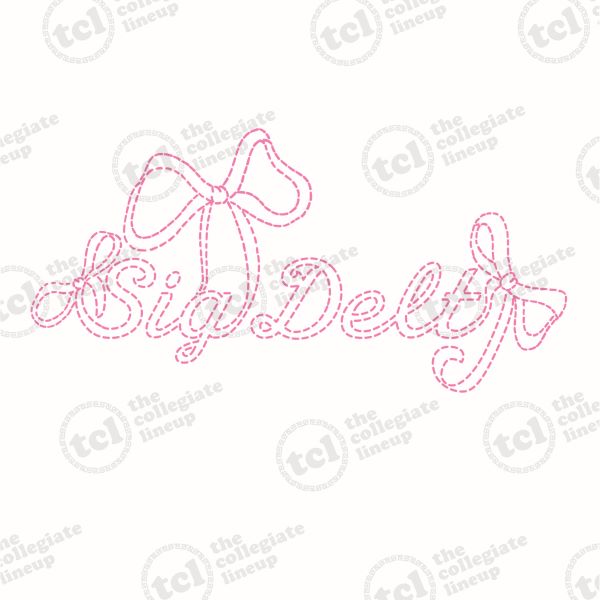 Sigma Delta Tau Bow Wordmark – 2093