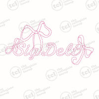 Sigma Delta Tau Bow Wordmark – 2093
