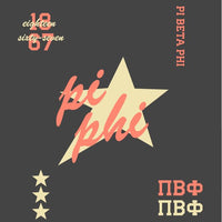 Pi Beta Phi Retro Star – 2557