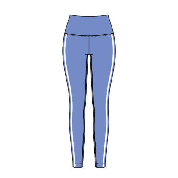 Women’s High Rise Legging with Contrast Binding