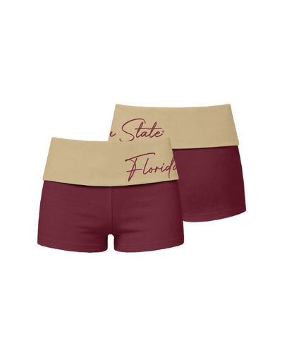 Florida State University Sporty Foldover Short