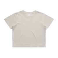 Wo's Heavy Faded Crop Tee