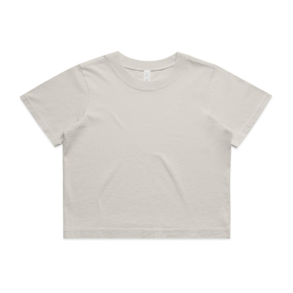 Wo's Heavy Faded Crop Tee