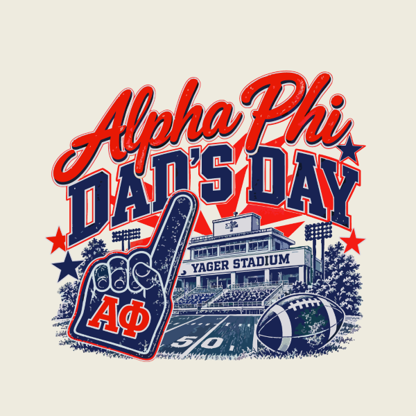 Alpha Phi Dad's Day Sports T-Shirt - 3617