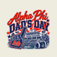 Alpha Phi Dad's Day Sports T-Shirt - 3617