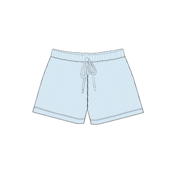 Women's Mid Rise Cotton Tie Waist Shorts