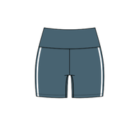 Women’s High Rise Biker Short with Contrast Binding