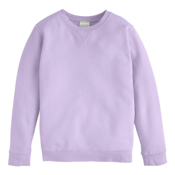 Youth Garment-Dyed Crewneck Sweatshirt