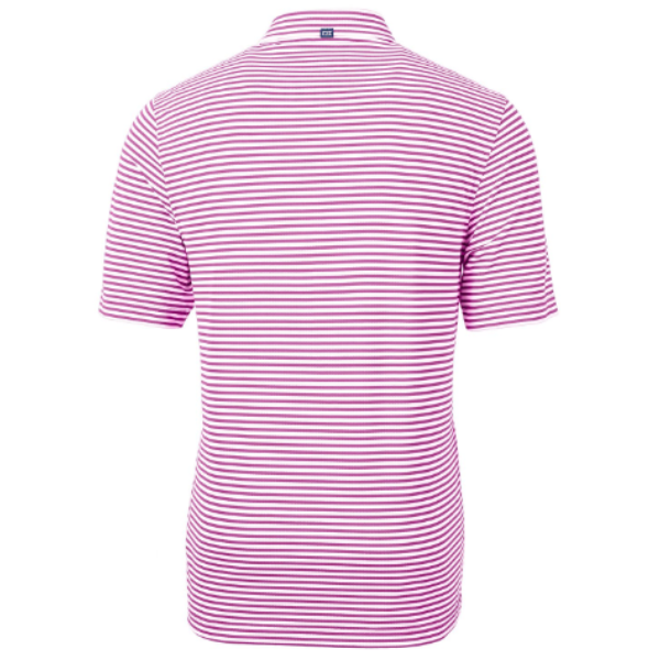Virtue Eco Pique Stripe Recycled Mens Polo