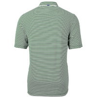 Virtue Eco Pique Stripe Recycled Mens Polo