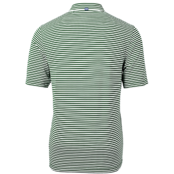 Virtue Eco Pique Stripe Recycled Mens Polo