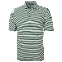 Virtue Eco Pique Stripe Recycled Mens Polo