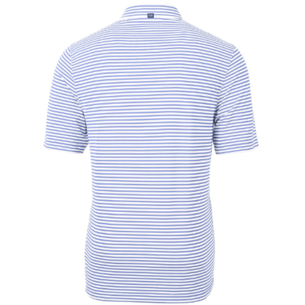 Virtue Eco Pique Stripe Recycled Mens Polo