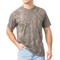 Realtree Tri Blend Short Sleeve Men's Crew Neck Shirt