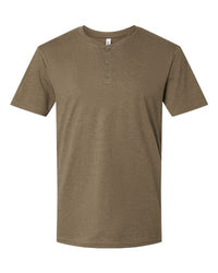 Unisex CVC Henley Tee