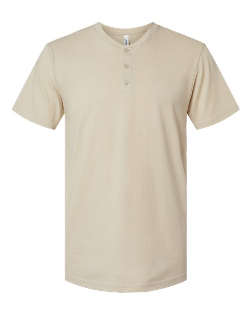 Unisex CVC Henley Tee