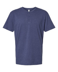 Unisex CVC Henley Tee