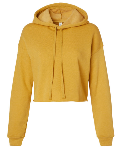 Women's Cropped Fleece Hoodie