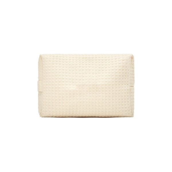 TCL Custom Women's Large Cotton Waffle Makeup Bag