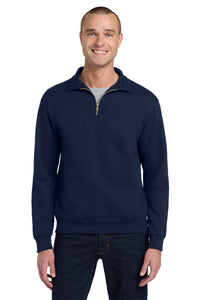 Jerzees® Super Sweats® NuBlend® 1/4-Zip Sweatshirt with Cadet Collar