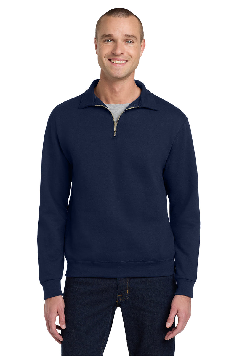 Jerzees® Super Sweats® NuBlend® 1/4-Zip Sweatshirt with Cadet Collar