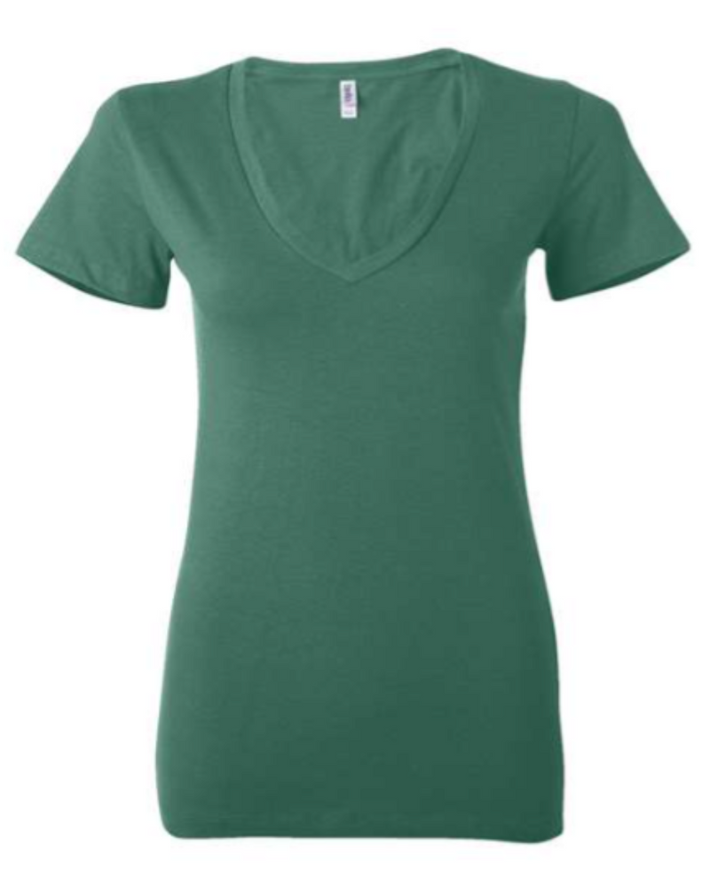 Women’s Jersey Deep V-Neck Tee - The Collegiate Lineup