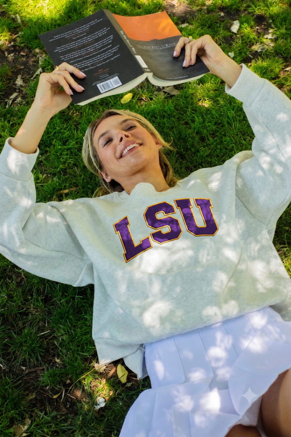Louisiana State University Fleece Crewneck