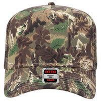 OTTO CAP Camouflage 5 Panel Mid Profile Mesh Back Trucker Hat