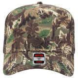 OTTO CAP Camouflage 5 Panel Mid Profile Mesh Back Trucker Hat