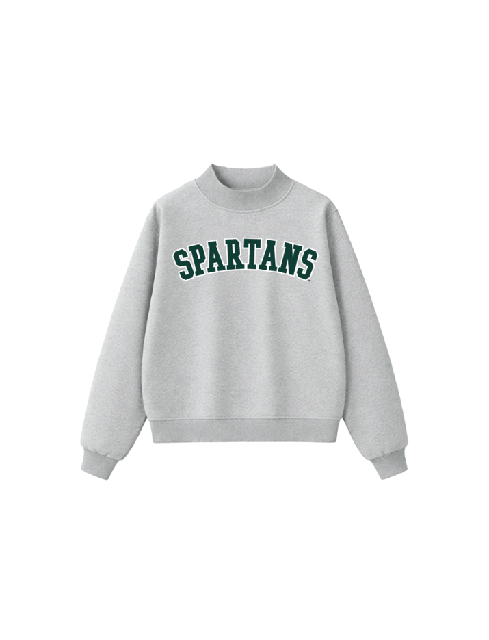 Michigan State University College Mockneck - The Collegiate Lineup