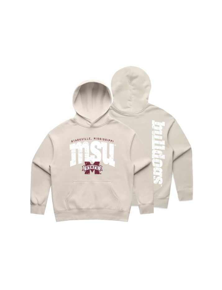 Mississippi State University Faded Varsity Hoodie - The Collegiate Lineup