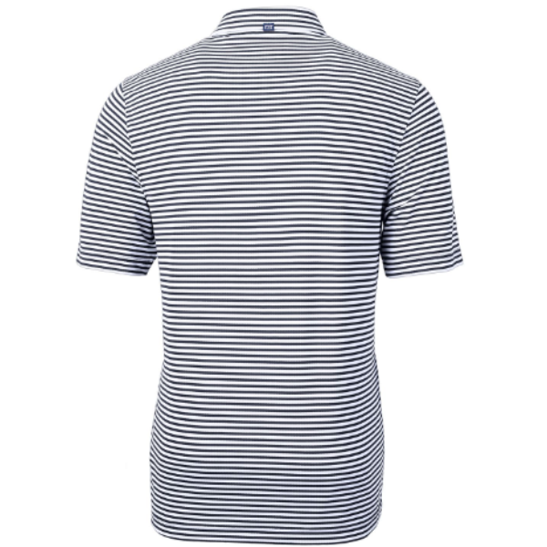 Virtue Eco Pique Stripe Recycled Mens Polo