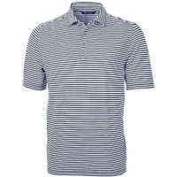Virtue Eco Pique Stripe Recycled Mens Polo